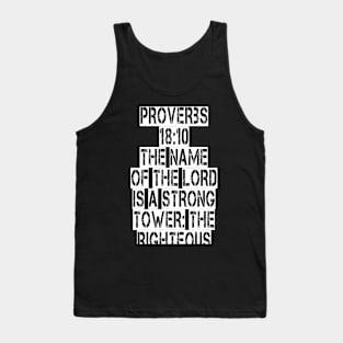 Proverbs 18:10 Tank Top